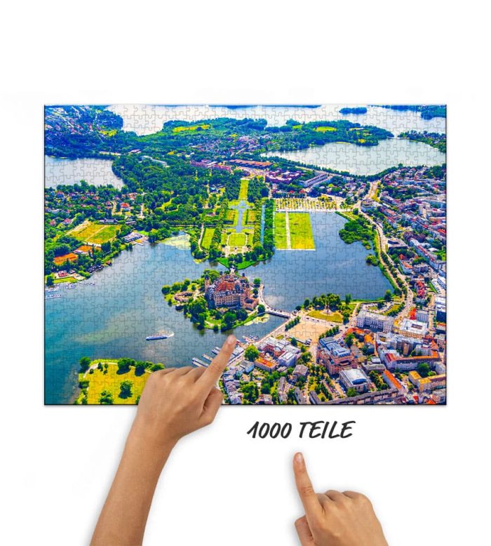 Puzzle Schlossbucht von oben