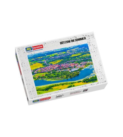 Puzzle Bützow im Sommer