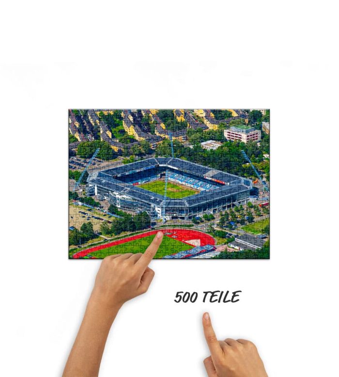 Puzzle Ostseestadion von oben