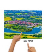 Puzzle Bützow im Sommer