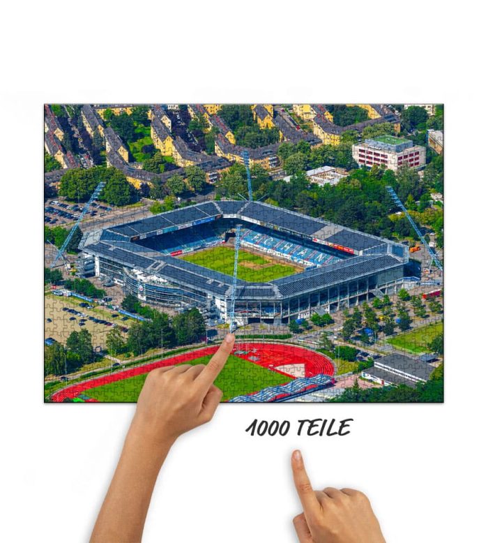 Puzzle Ostseestadion von oben