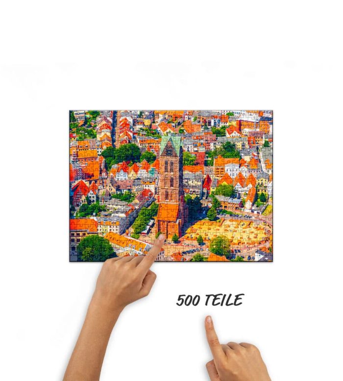 Puzzle St. Marien Kirchturm Wismar