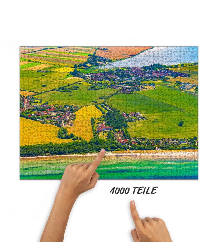 Puzzle Insel Poel von oben