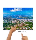 Puzzle Rostock West von oben