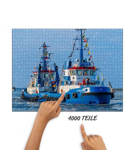 Puzzle Schlepperballett Port Party