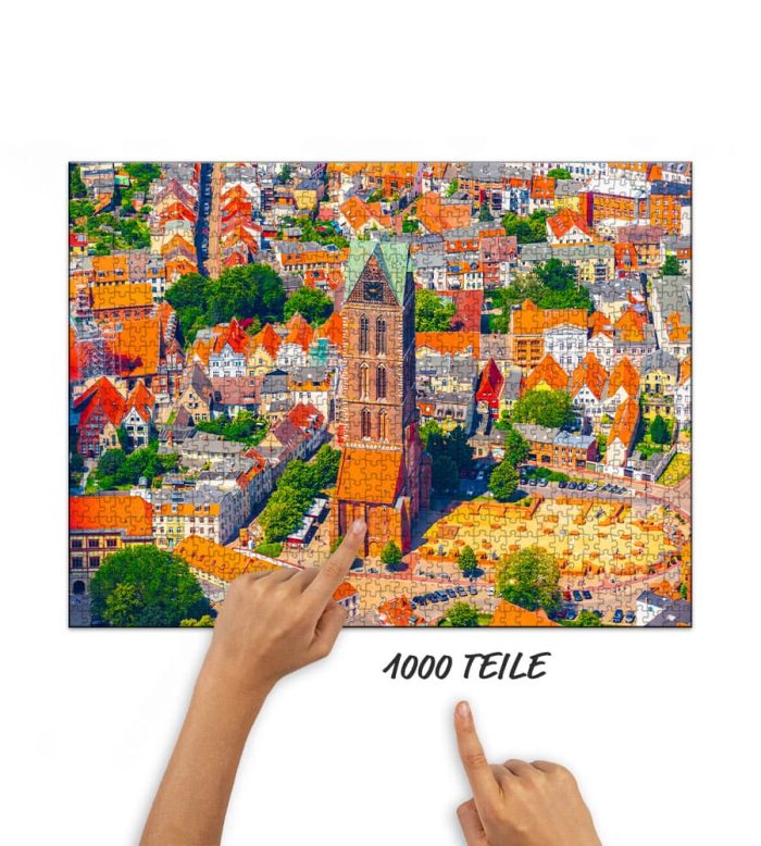 Puzzle St. Marien Kirchturm Wismar