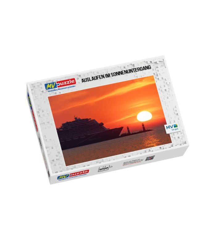 Puzzle Auslaufen im Sonnenuntergang