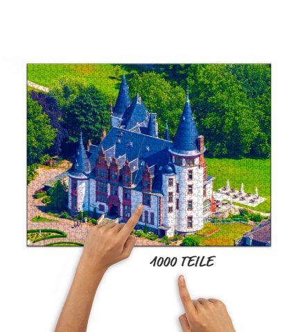 Puzzle Schloss Klink Luftbild