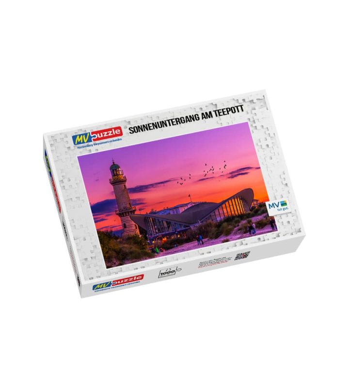 Puzzle Sonnenuntergang im Teepott