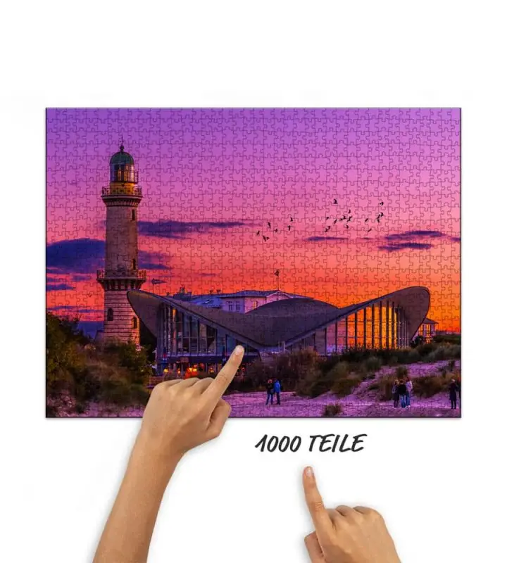 Puzzle Sonnenuntergang im Teepott