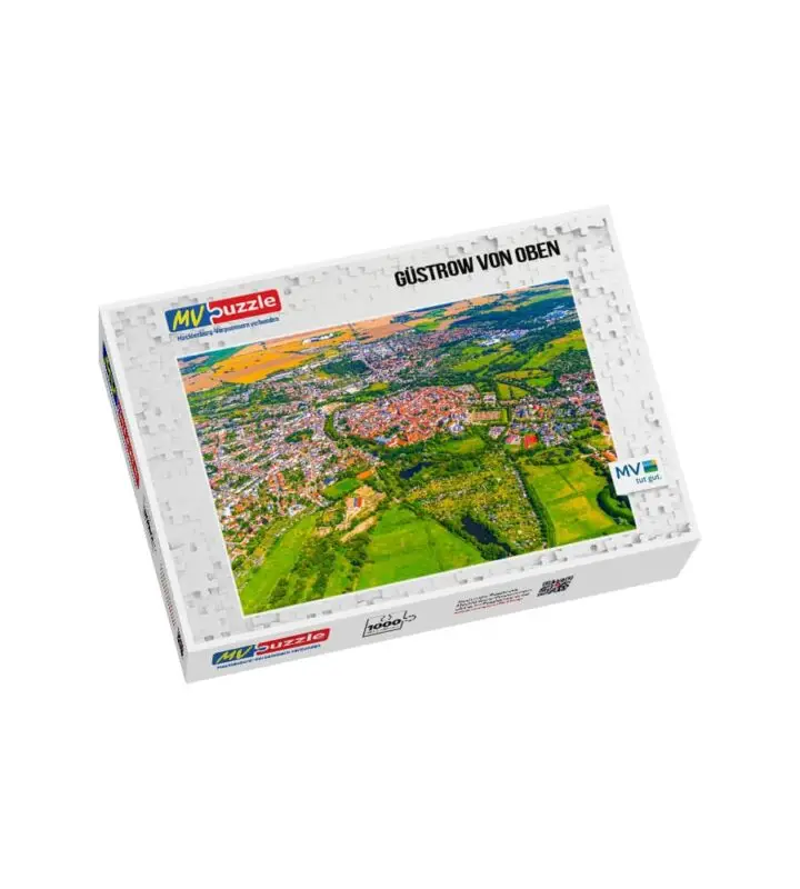 Puzzle Güstrow von oben