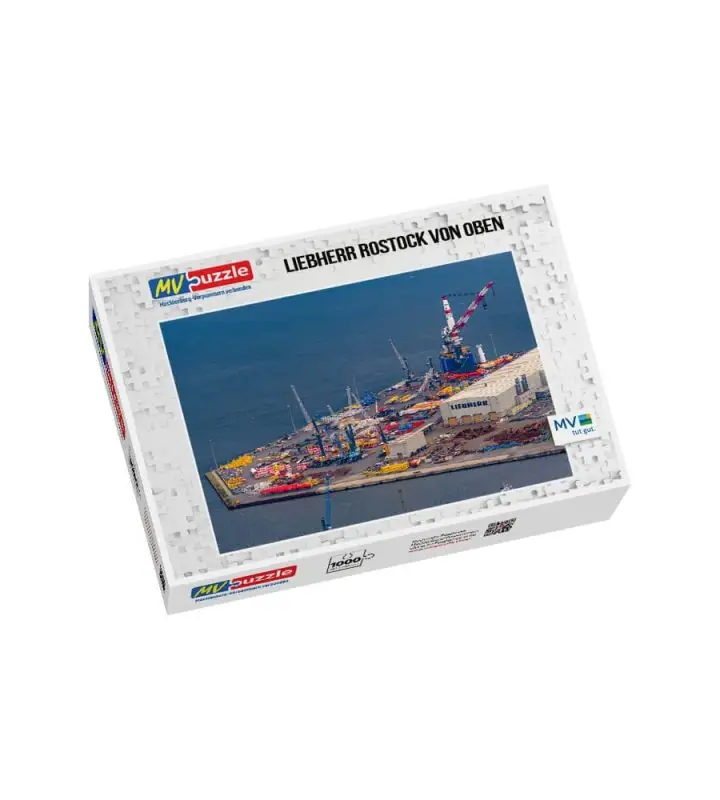 Puzzle Liebherr Rostock von oben