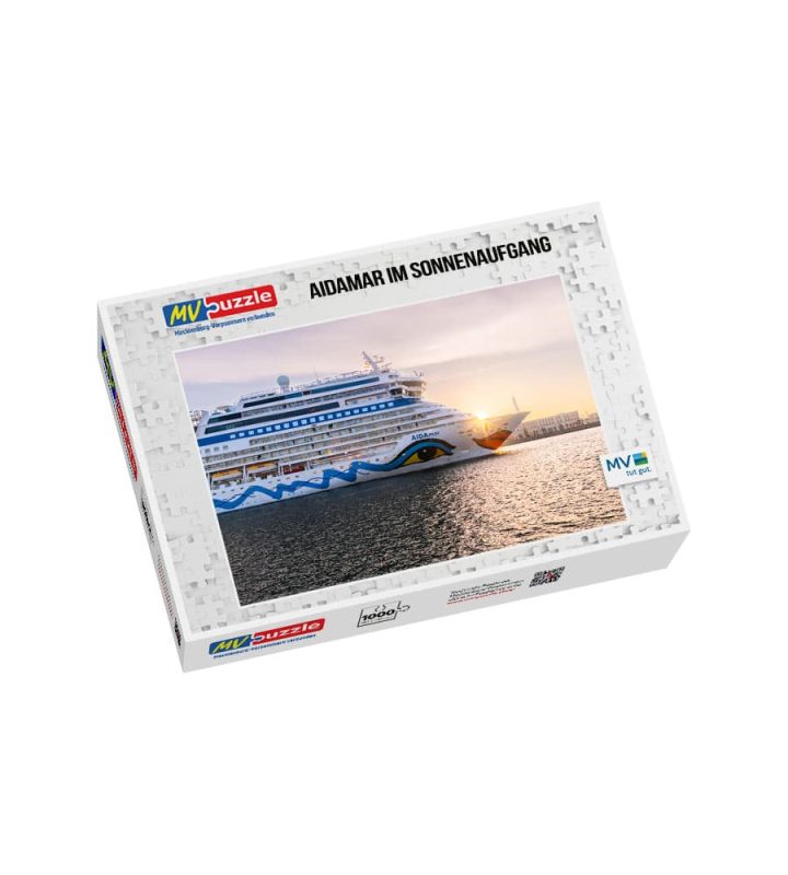 Puzzle AIDAmar im Sonnenaufgang