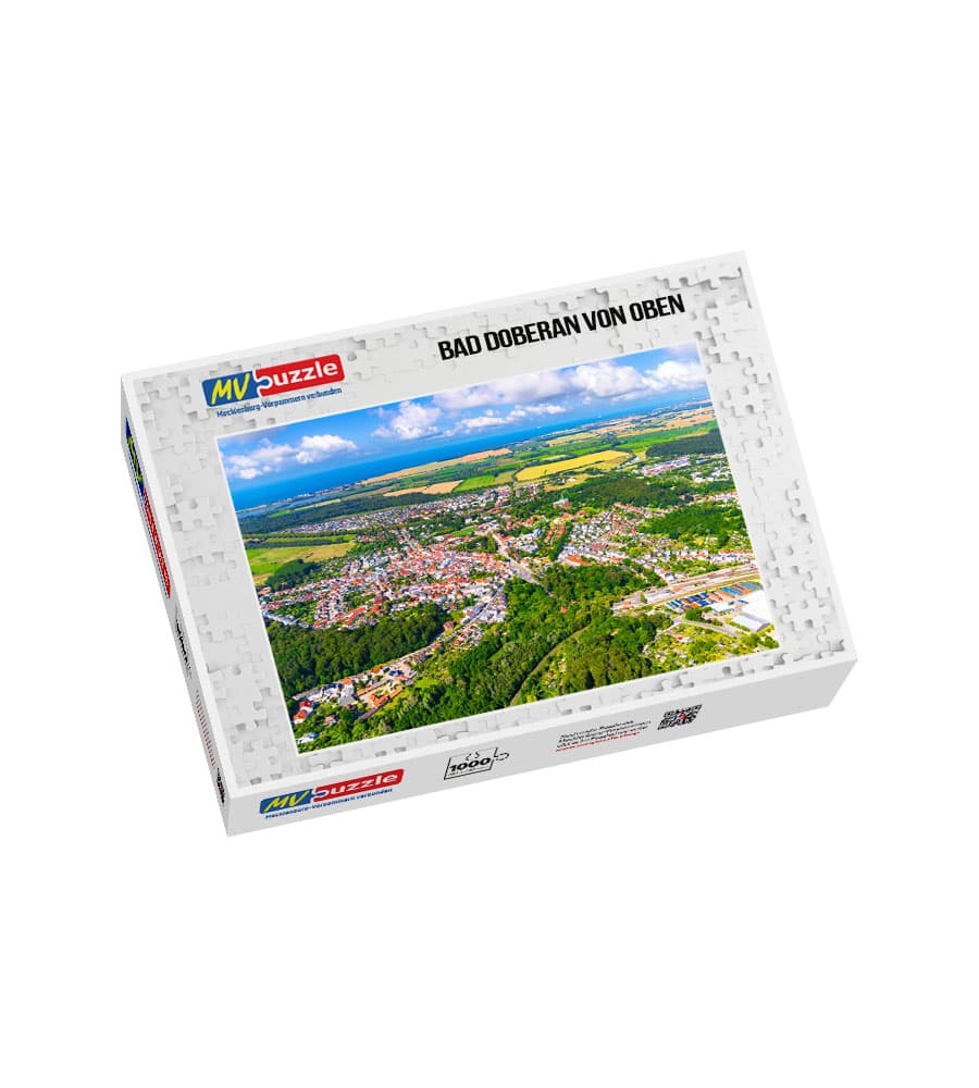 001-bad_doberan_von_oben-MVP-909229 Puzzle Bad Doberan von oben – Bild 1