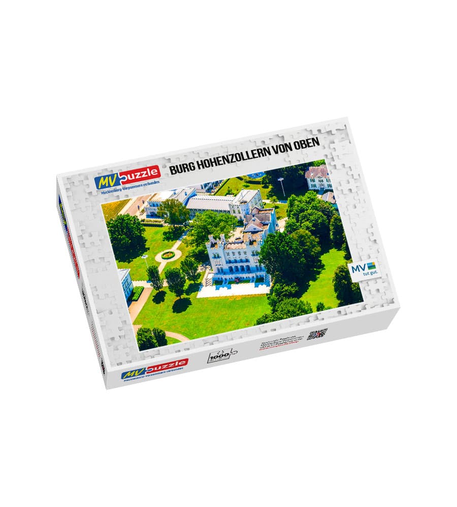001-burg_hohenzollern_von_oben-MVP-909958 Puzzle Burg Hohenzollern von oben – Bild 1