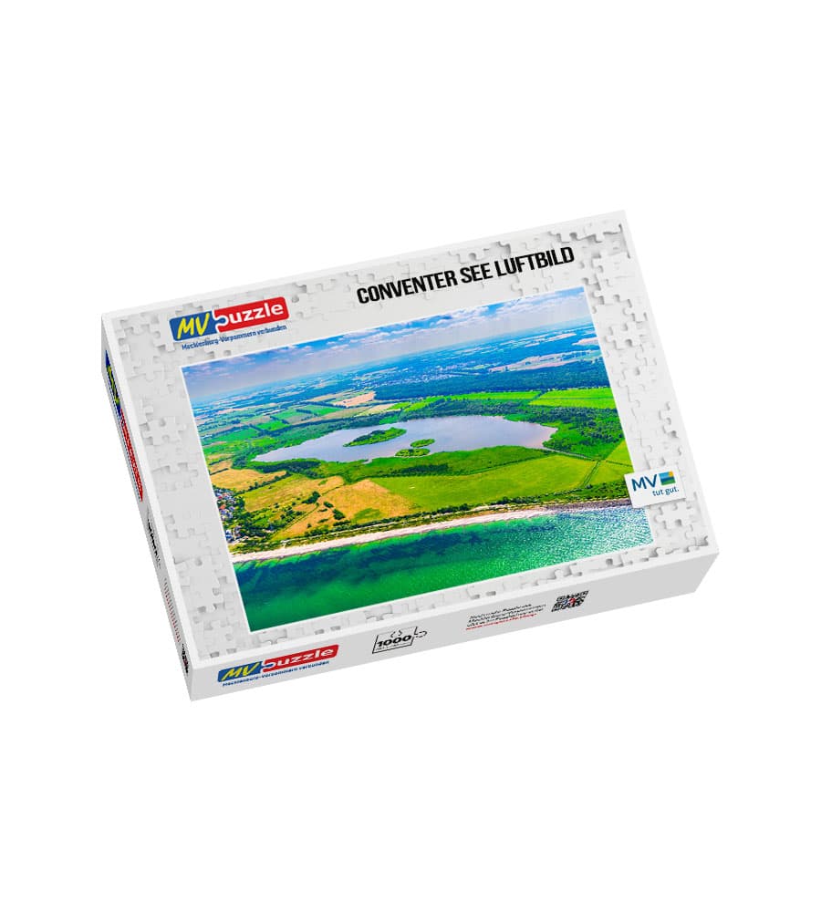 001-conventer_see_luftbild-MVP-909942 Puzzle Conventer See Luftbild – Bild 1