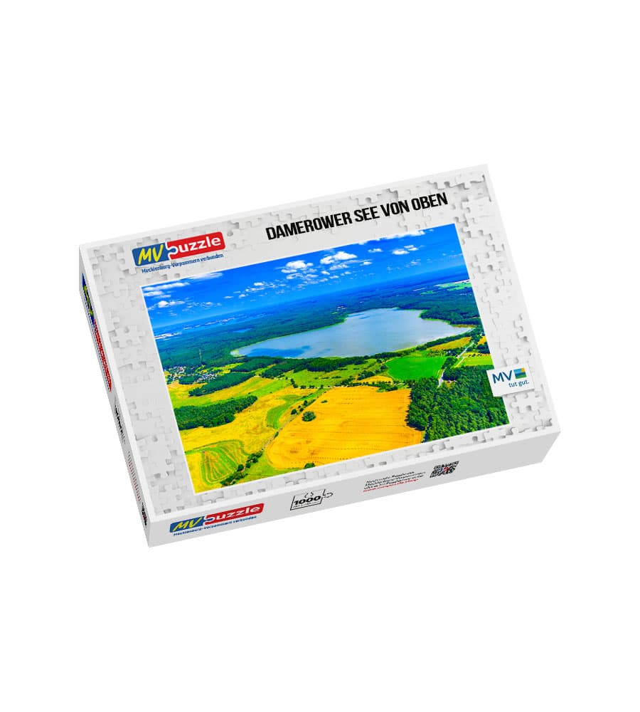 001-damerower_see_von_oben-MVP-909929 Puzzle Damerower See von oben – Bild 1