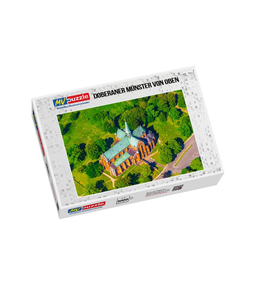 001-doberaner_muenster_von_oben-MVP-909742 Puzzle Doberaner Münster von oben – Bild 1