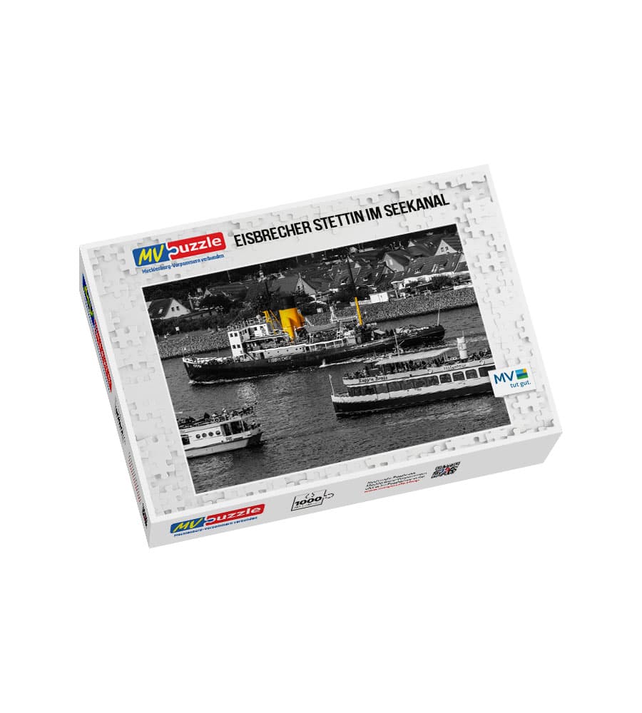 001-eisbrecher_stettin_im-seekanal-MVP-909213 Puzzle Eisbrecher Stettin im Seekanal – Bild 1