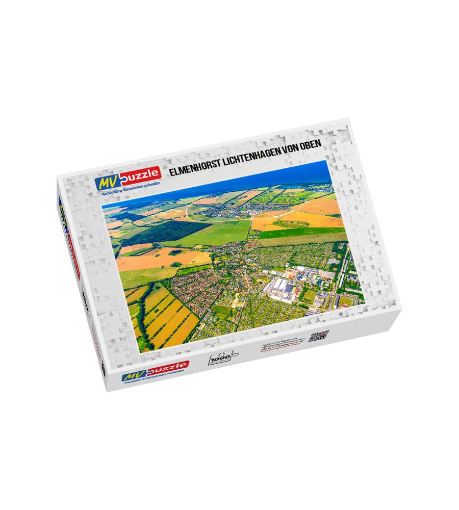 001-elmenhorst_lichtenhagen_von_oben-MVP-909049 Puzzle Elmenhorst Lichtenhagen von oben – Bild 1