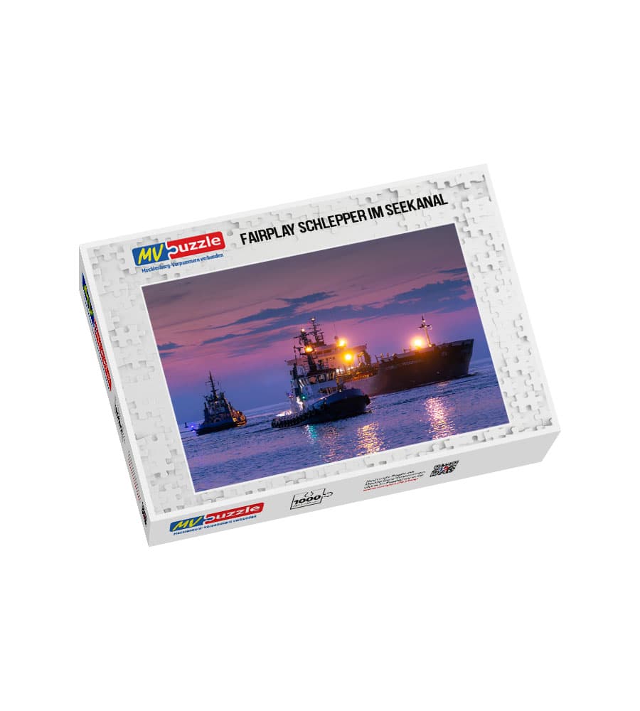 001-fairplay_schlepper_im_seekanal-MVP-909511 Puzzle Fairplay Schlepper im Seekanal – Bild 1