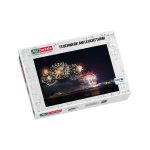 Puzzle Feuerwerk am Leuchtturm