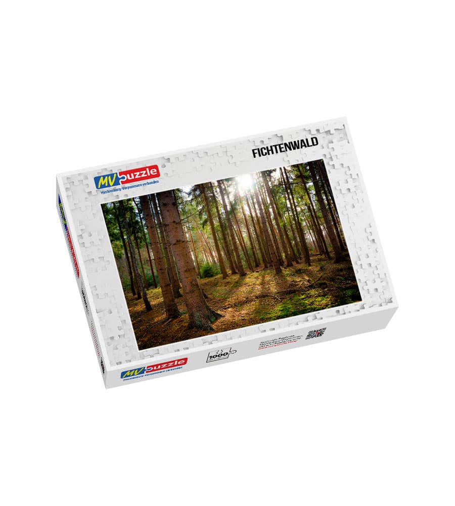 001-fichtenwald-MVP-909110 Puzzle Fichtenwald – Bild 1