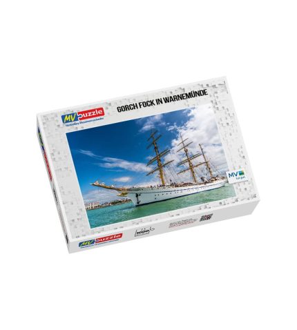 Puzzle Gorch Fock in Warnemünde