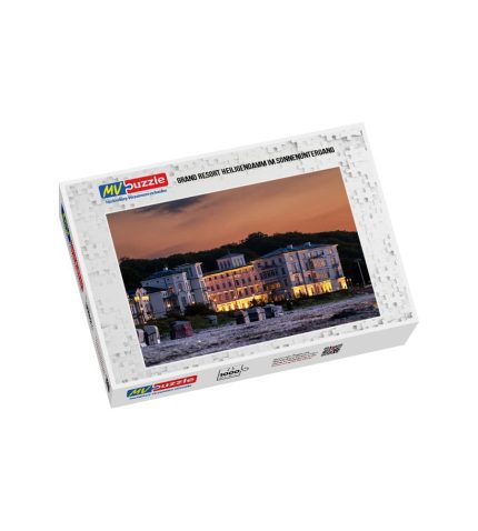 Puzzle Grand Resort Heiligendamm im Sonnenuntergang