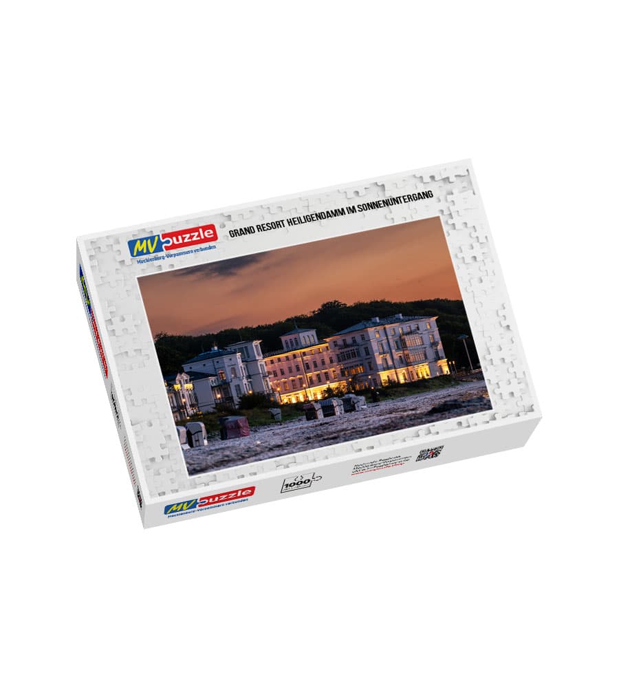 001-grand_resort_heiligendamm_im_sonnenuntergang-MVP-909607 Puzzle Grand Resort Heiligendamm im Sonnenuntergang – Bild 1