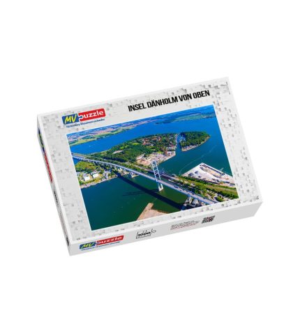 Puzzle Insel Dänholm von oben