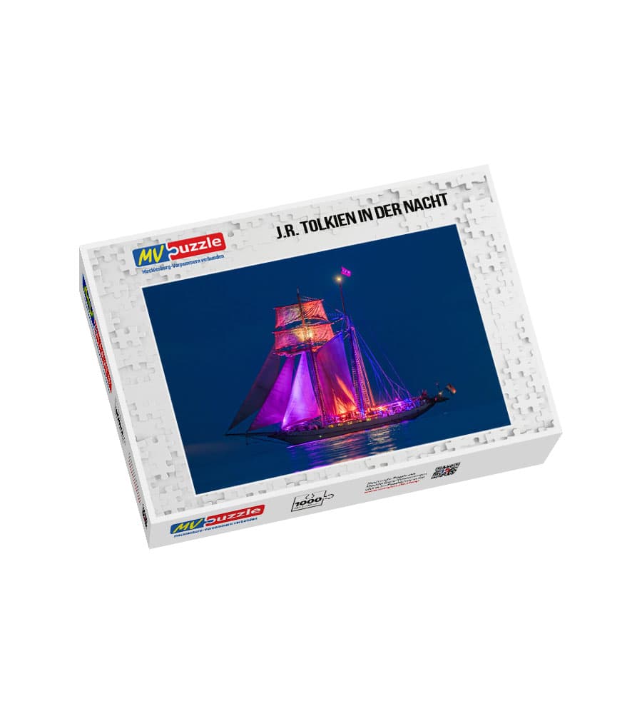 001-j.r.tolkien_in_der_nacht-MVP-909066 Puzzle J.R.Tolkien in der Nacht – Bild 1