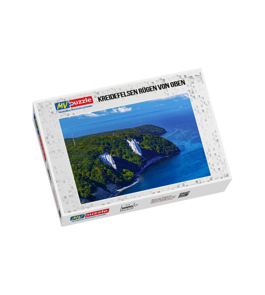 001-kreidefelsen_ruegen_von_oben-MVP-909719 Puzzle Kreidefelsen Rügen von oben – Bild 1