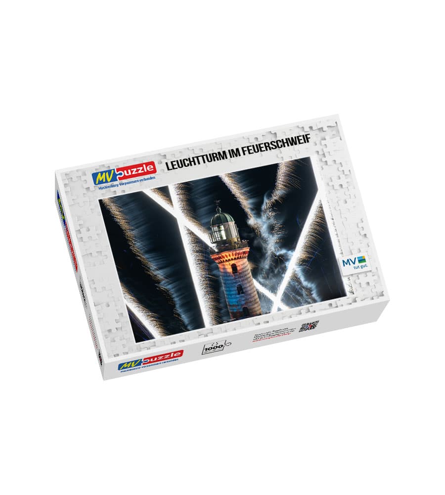 001-leuchtturm_im_feuerschweif-MVP-909122 Puzzle Leuchtturm im Feuerschweif – Bild 1