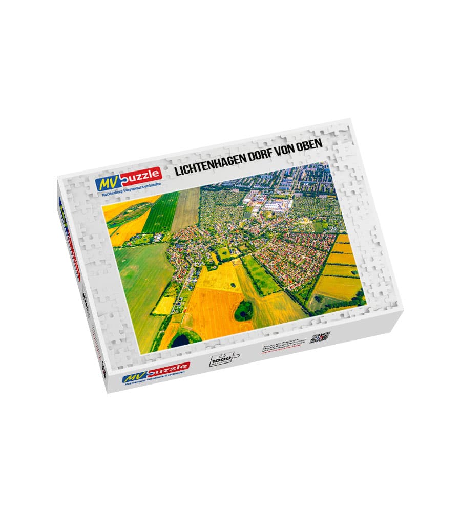 001-lichtenhagen_dorf_von_oben-MVP-909080 Puzzle Lichtenhagen Dorf von oben – Bild 1