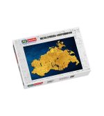 Puzzle Mecklenburg-Vorpommern blau-gold