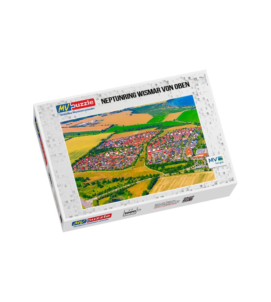 001-neptunring_wismar_von_oben-MVP-908103 Puzzle Neptunring Wismar von oben – Bild 1
