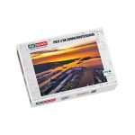 Puzzle Pier 3 im Sonnenuntergang