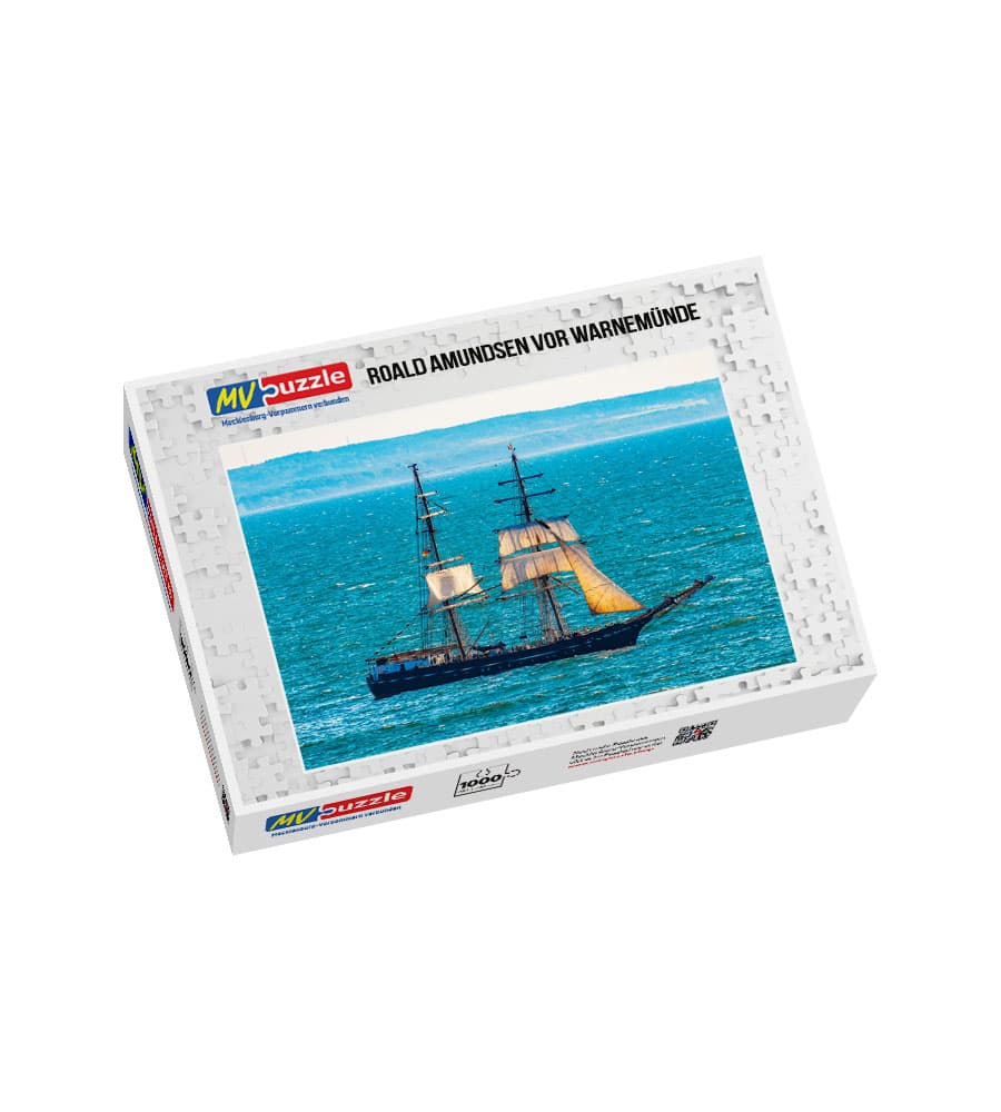 001-roald_amundsen_vor_warnemuende-MVP-909113 Puzzle Roald Amundsen vor Warnemünde – Bild 1