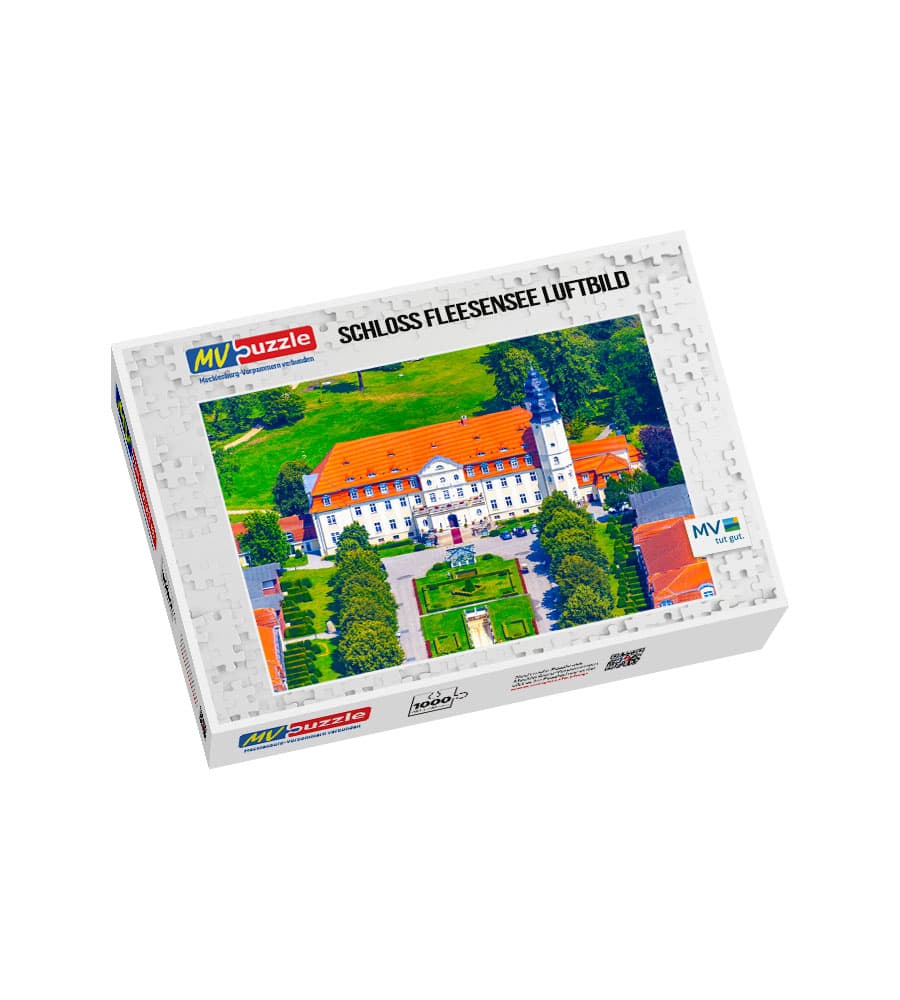 001-schloss_fleesensee_luftbild-MVP-909927 Puzzle Schloss Fleesensee Luftbild – Bild 1