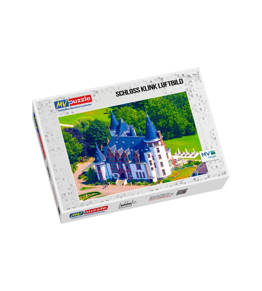 001-schloss_klink_luftbild-MVP-909920 Puzzle Schloss Klink von oben – Bild 1