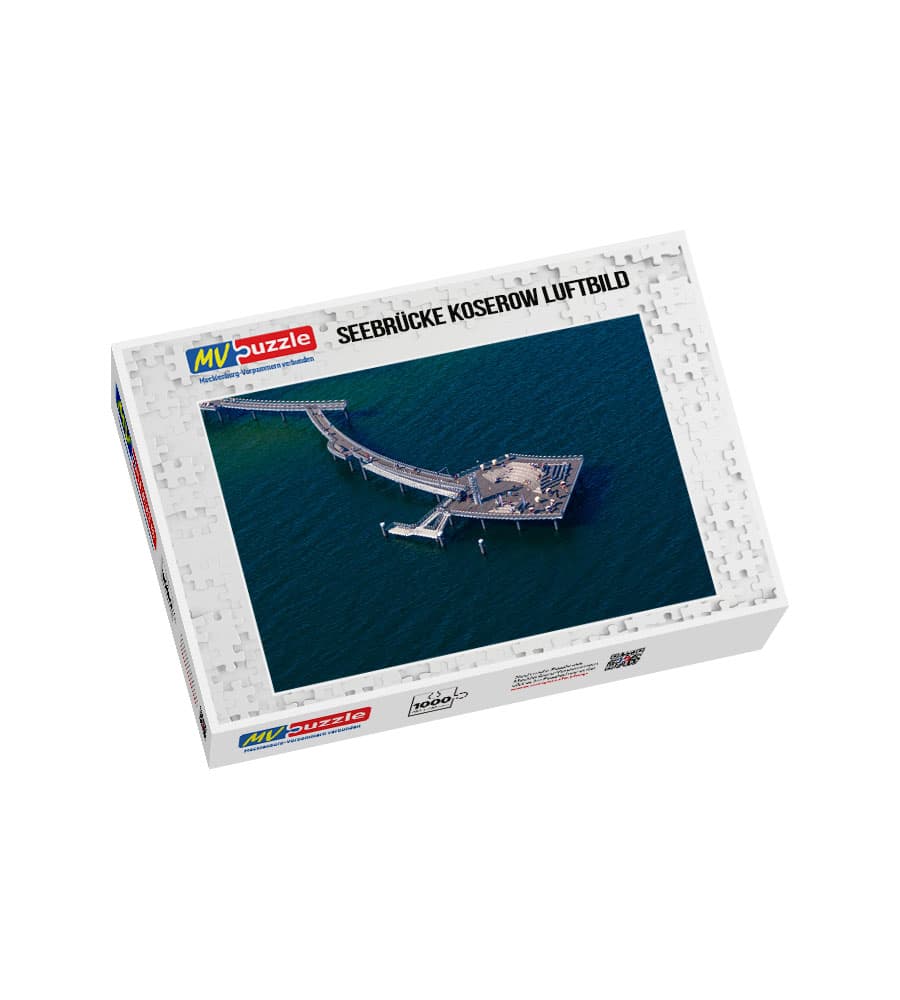 001-seebruecke_koserow_luftbild-MVP-909652 Puzzle Seebrücke Koserow Luftbild – Bild 1