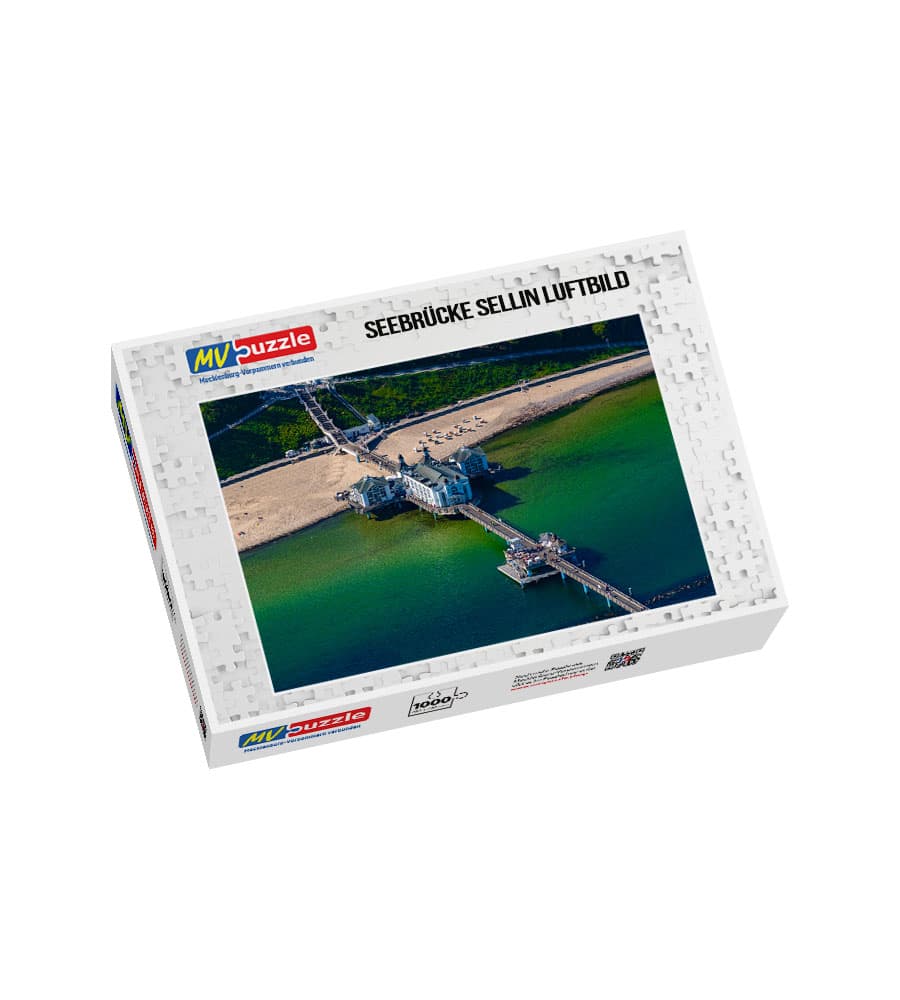 001-seebruecke_sellin_luftbild-MVP-909630 Puzzle Seebrücke Sellin Luftbild – Bild 1