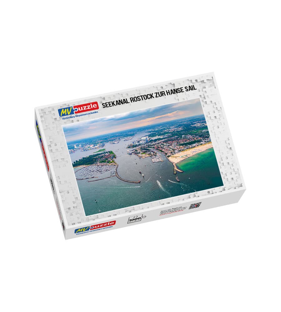 001-seekanal_rostock_zur_hanse_sail-MVP-909589 Puzzle Seekanal Rostock zur Hanse Sail – Bild 1