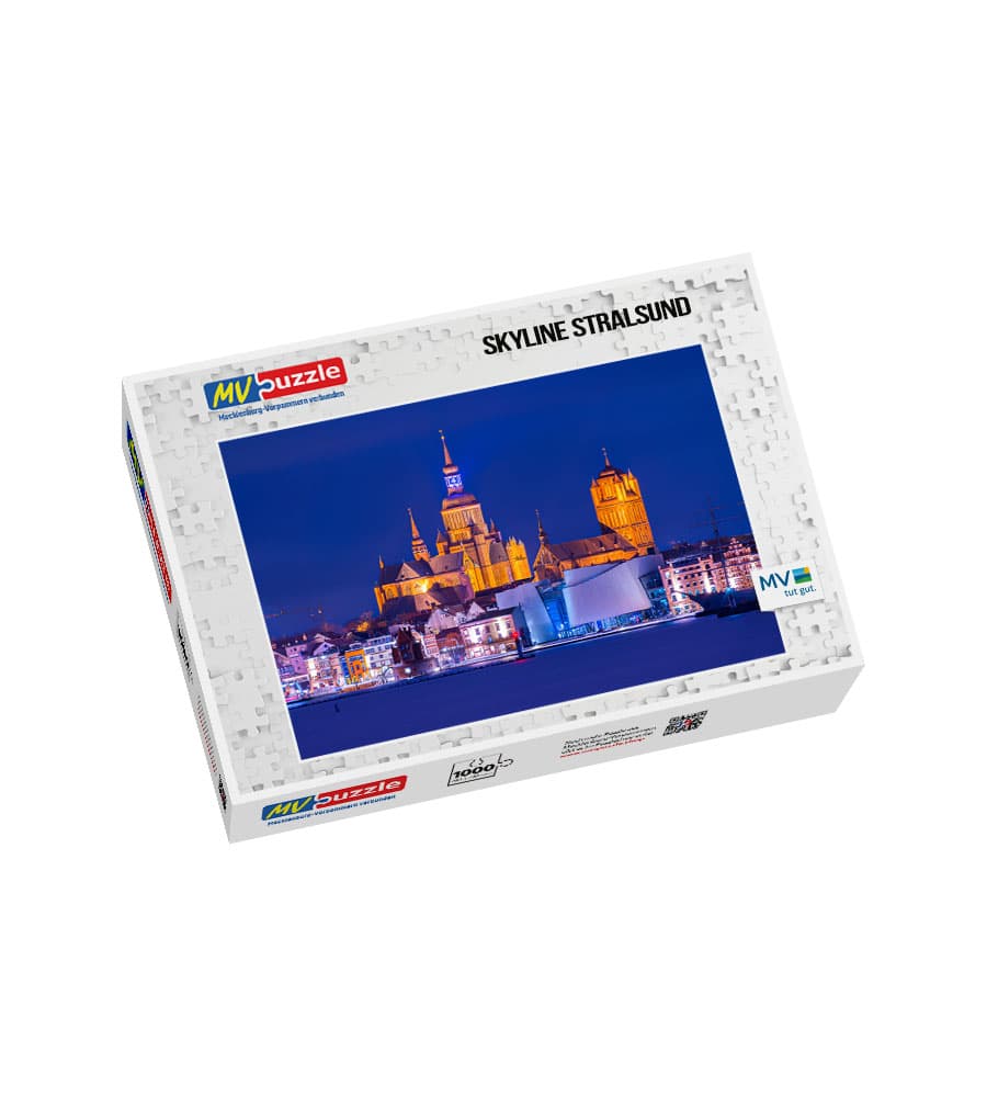 001-skyline_stralsund-MVP-909860 Puzzle Skyline Stralsund – Bild 1