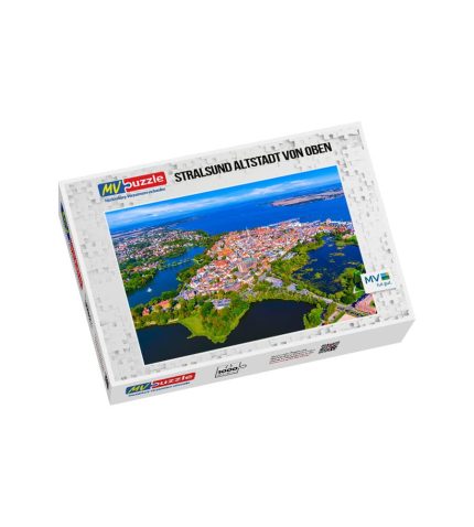 Puzzle Stralsund Altstadt von oben