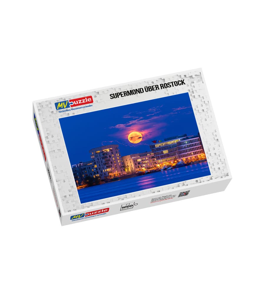 001-supermond_ueber_rostock-MVP-909635 Puzzle Supermond über Rostock – Bild 1