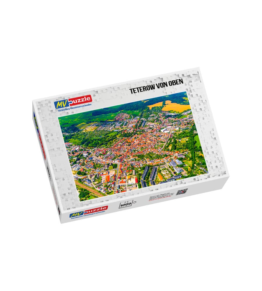 001-teterow_von_oben-MVP-909280 Puzzle Teterow von oben – Bild 1