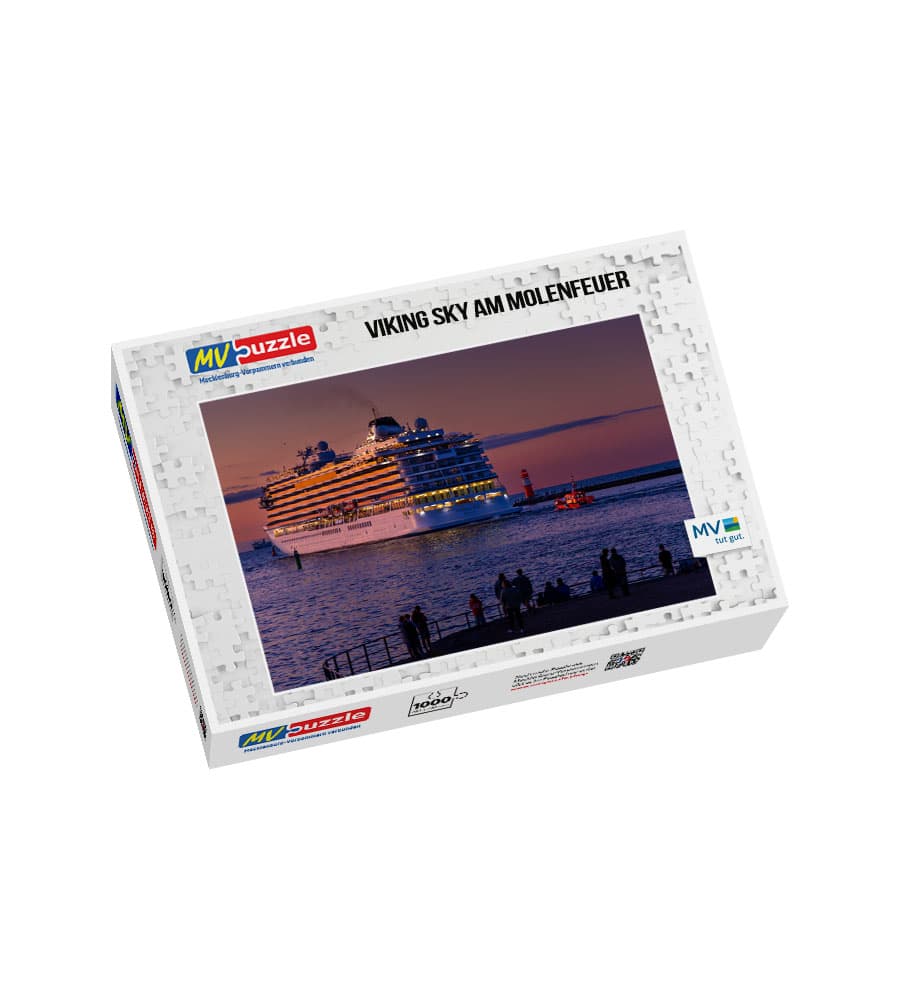 001-viking_sky_am_molenfeuer-MVP-908190 Puzzle Viking Sky am Molenfeuer – Bild 1
