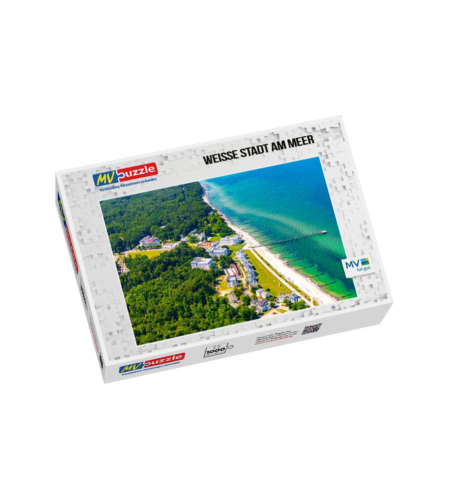 001-weisse_stadt_am_meer-MVP-909064 Puzzle weiße Stadt am Meer – Bild 1